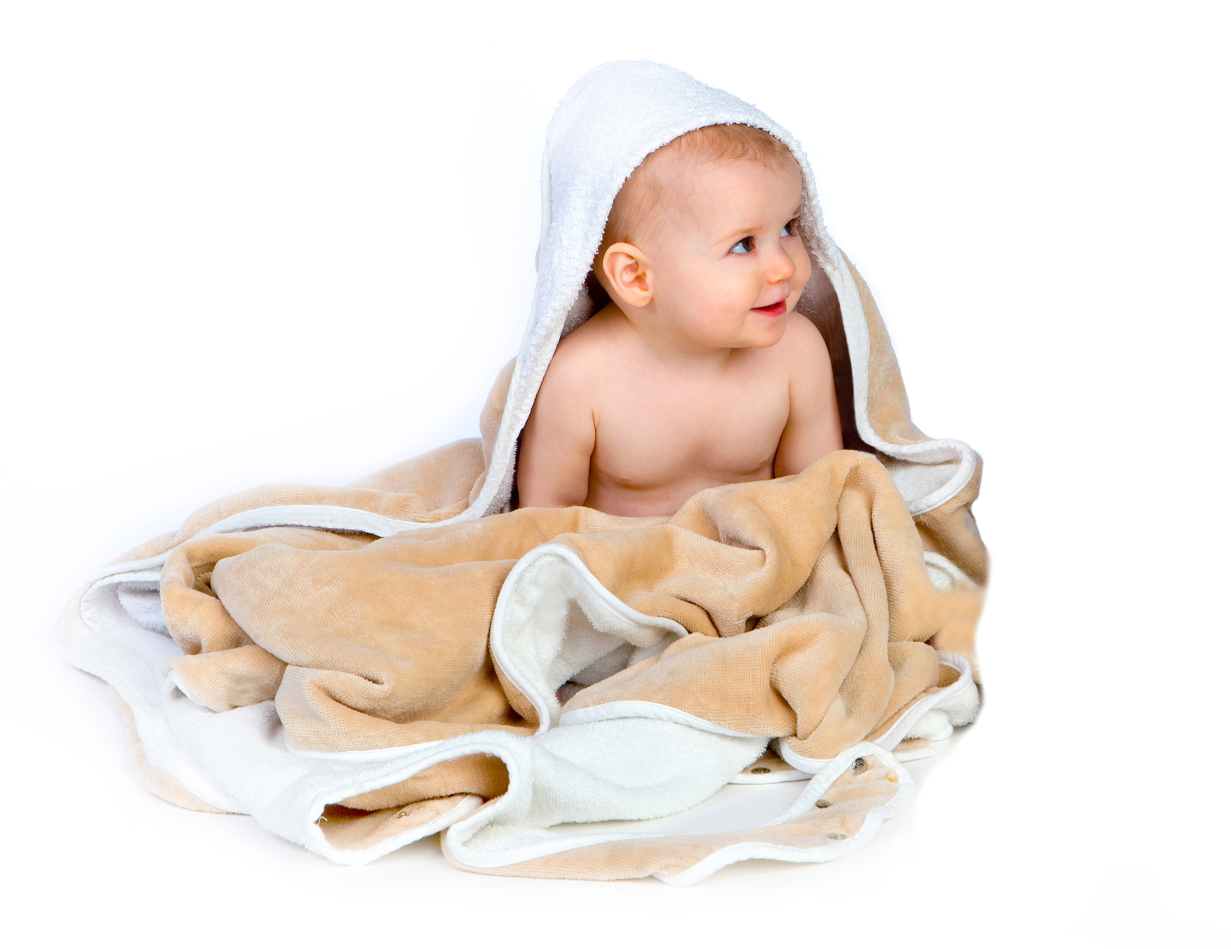 Cuddledry apron baby towel