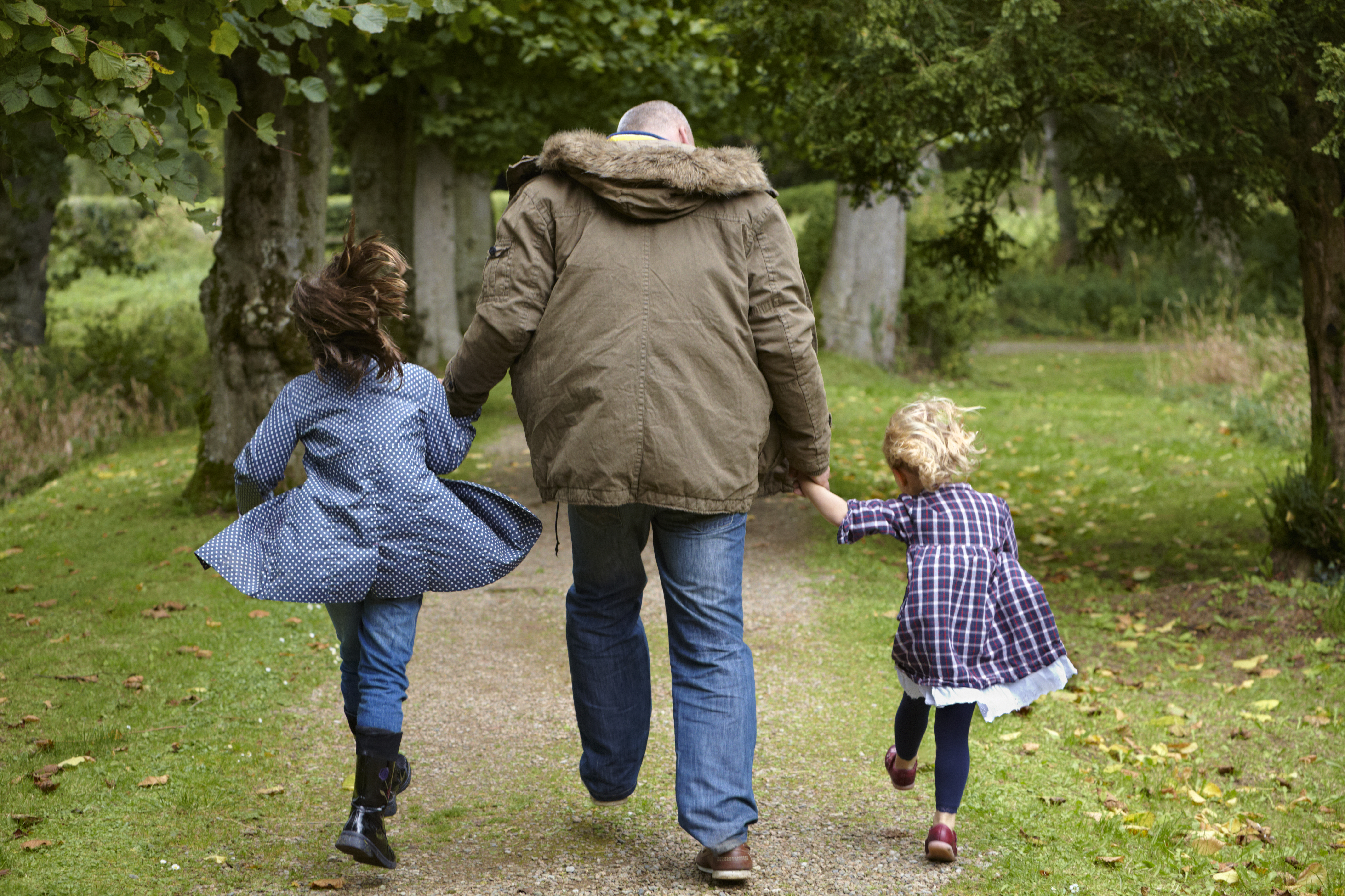 Father and children – National Trust