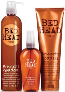 TIGI Bed Head Brunette Goddess range