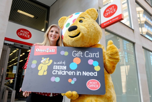 One4all Gift card supporting Children in need