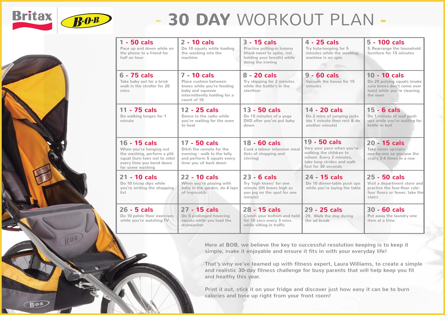 BOB 30-day fitness challenge