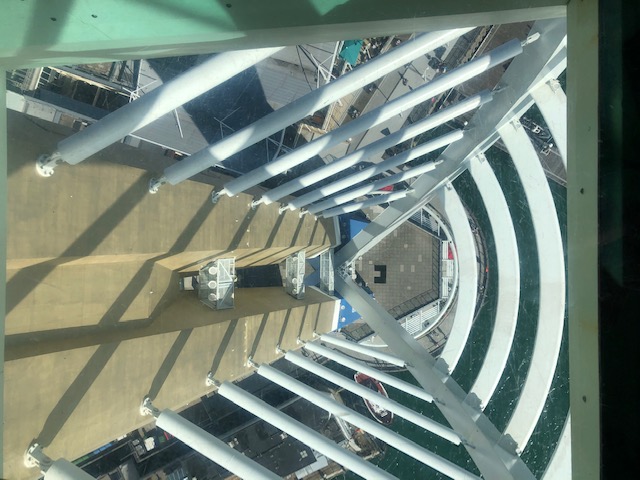 View from the Skywalk, Spinnaker Tower