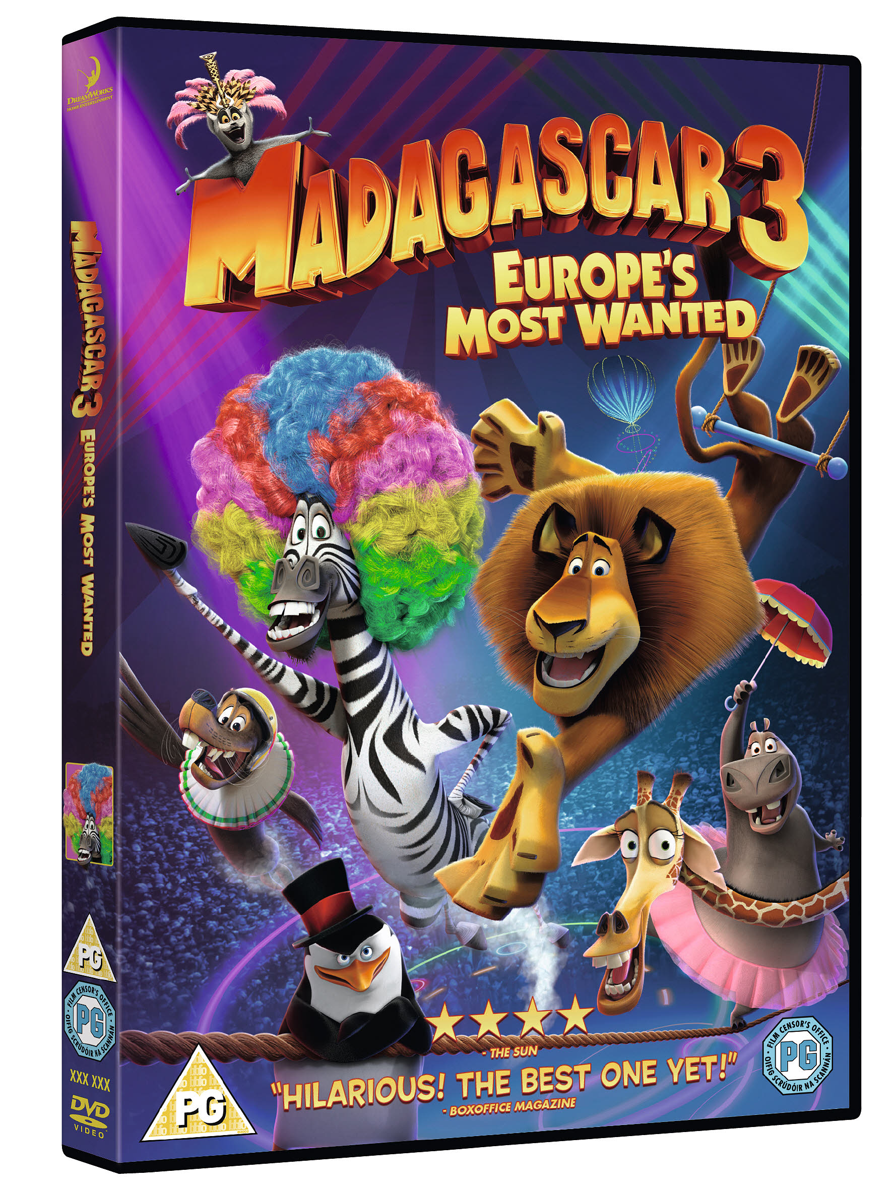 Madagascar 3 DVD