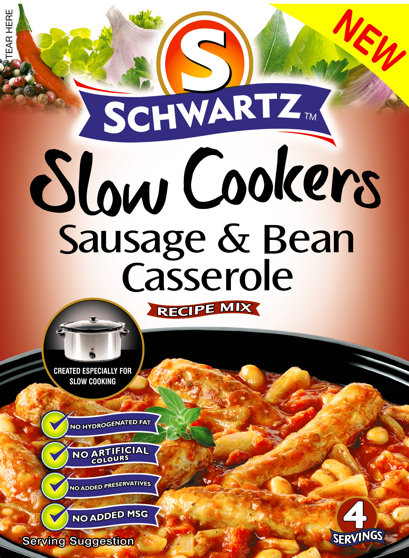 Schwarts sausage & Bean