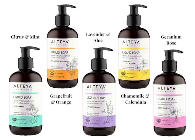 Alteya Organics Liquid Soap Range