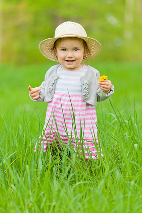 child in the sun