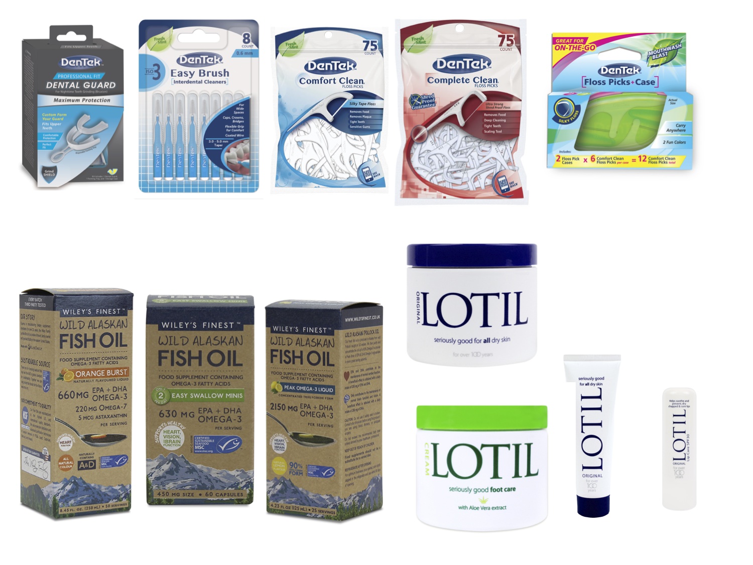 Competition: DenTek, Lotil, Wileys