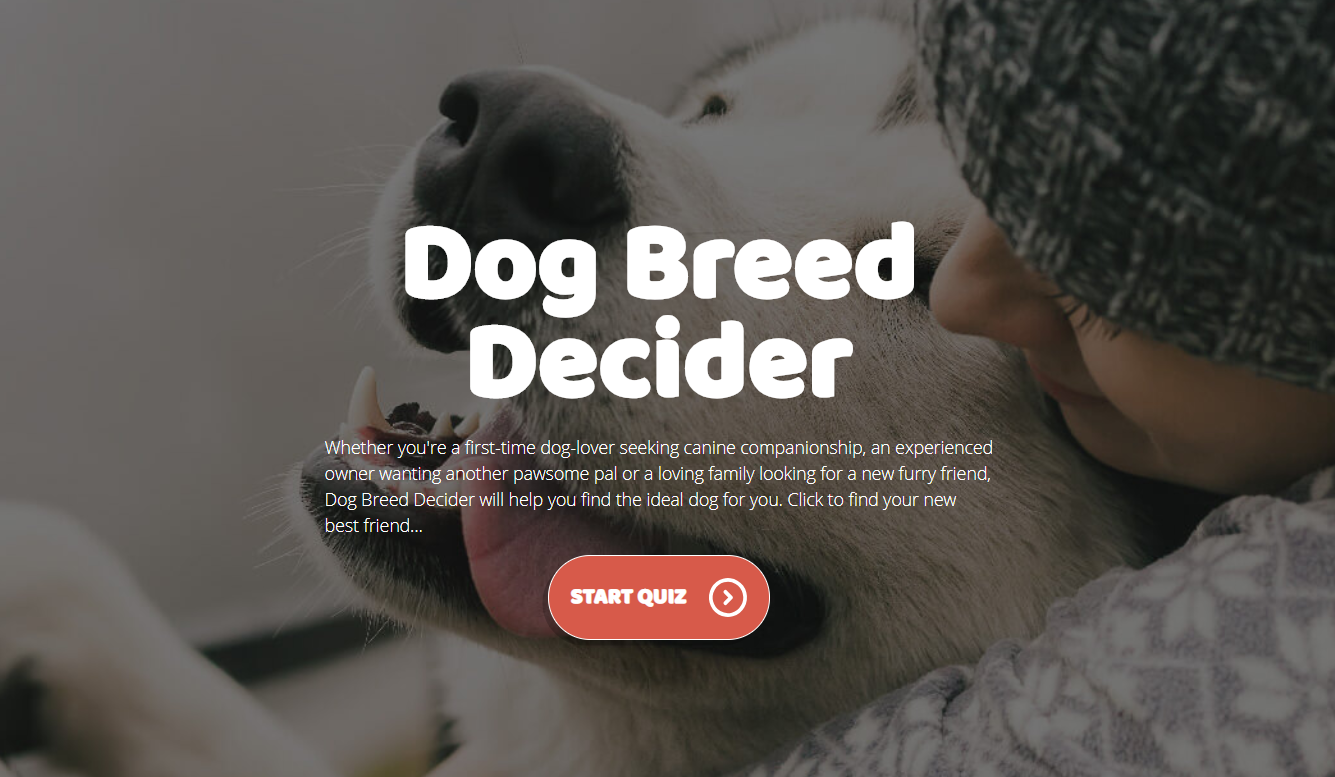 Dog breed decider