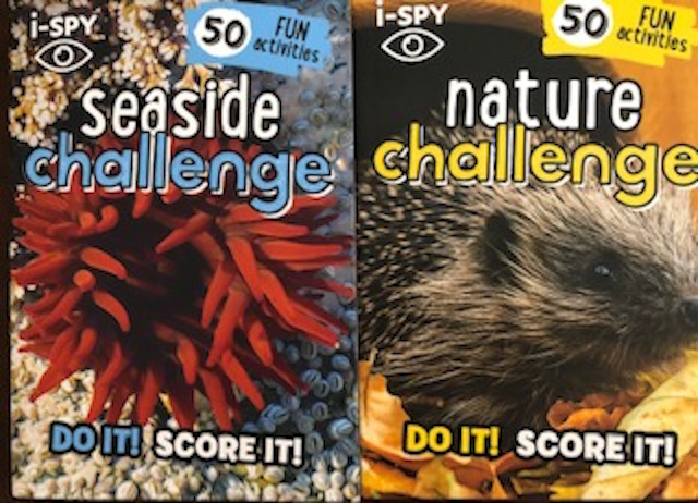 i-spy seaside challenge and nature challenge
