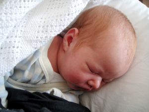 newborn asleep