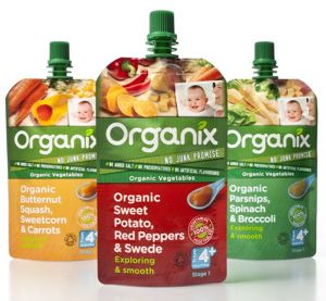 Organix pouches