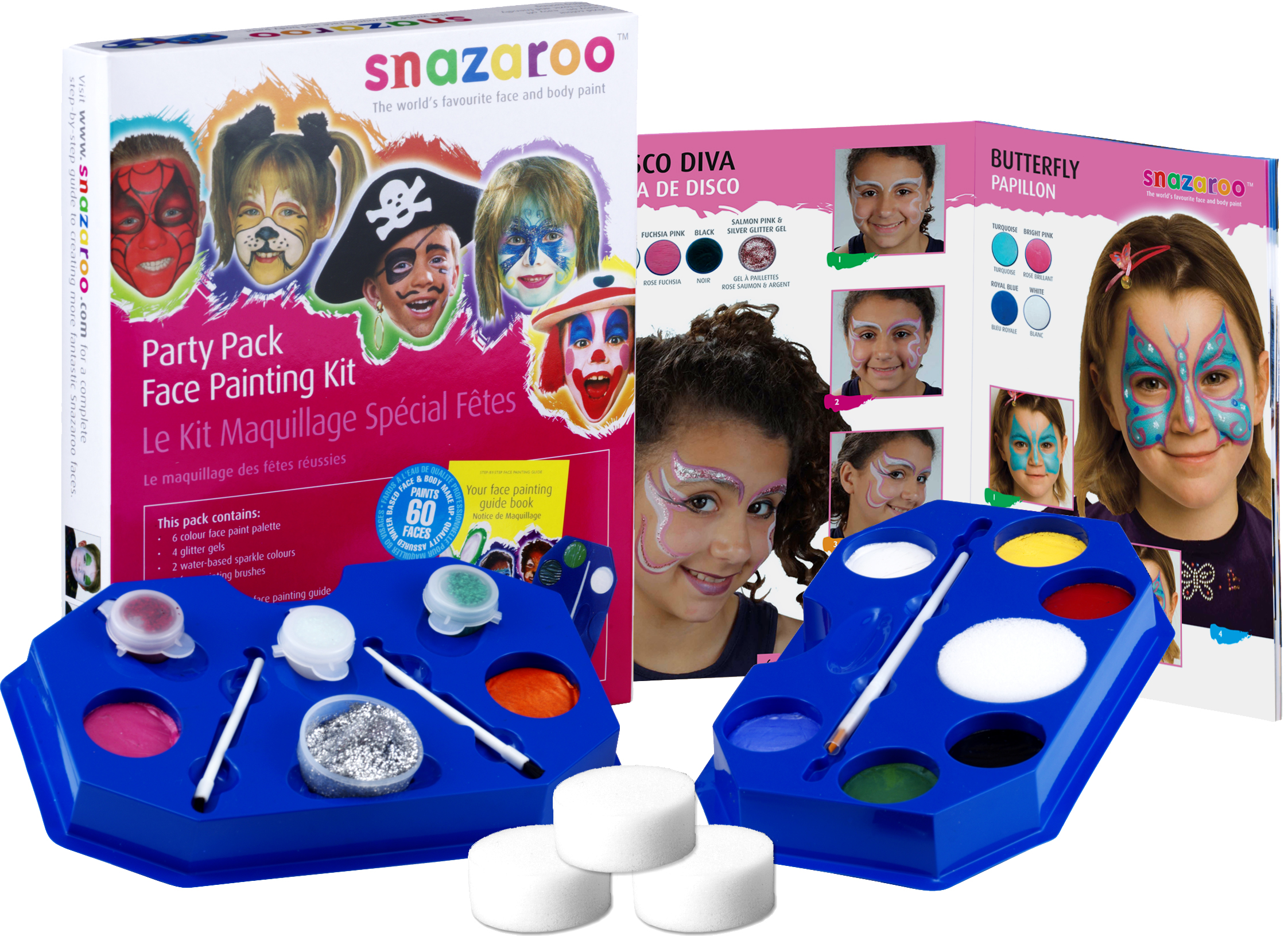  Snazaroo Face Paint Kit Ultimate Party Pack