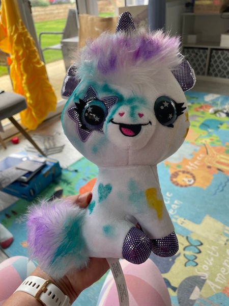 Airbrush Plush - Unicorn Canal Toys