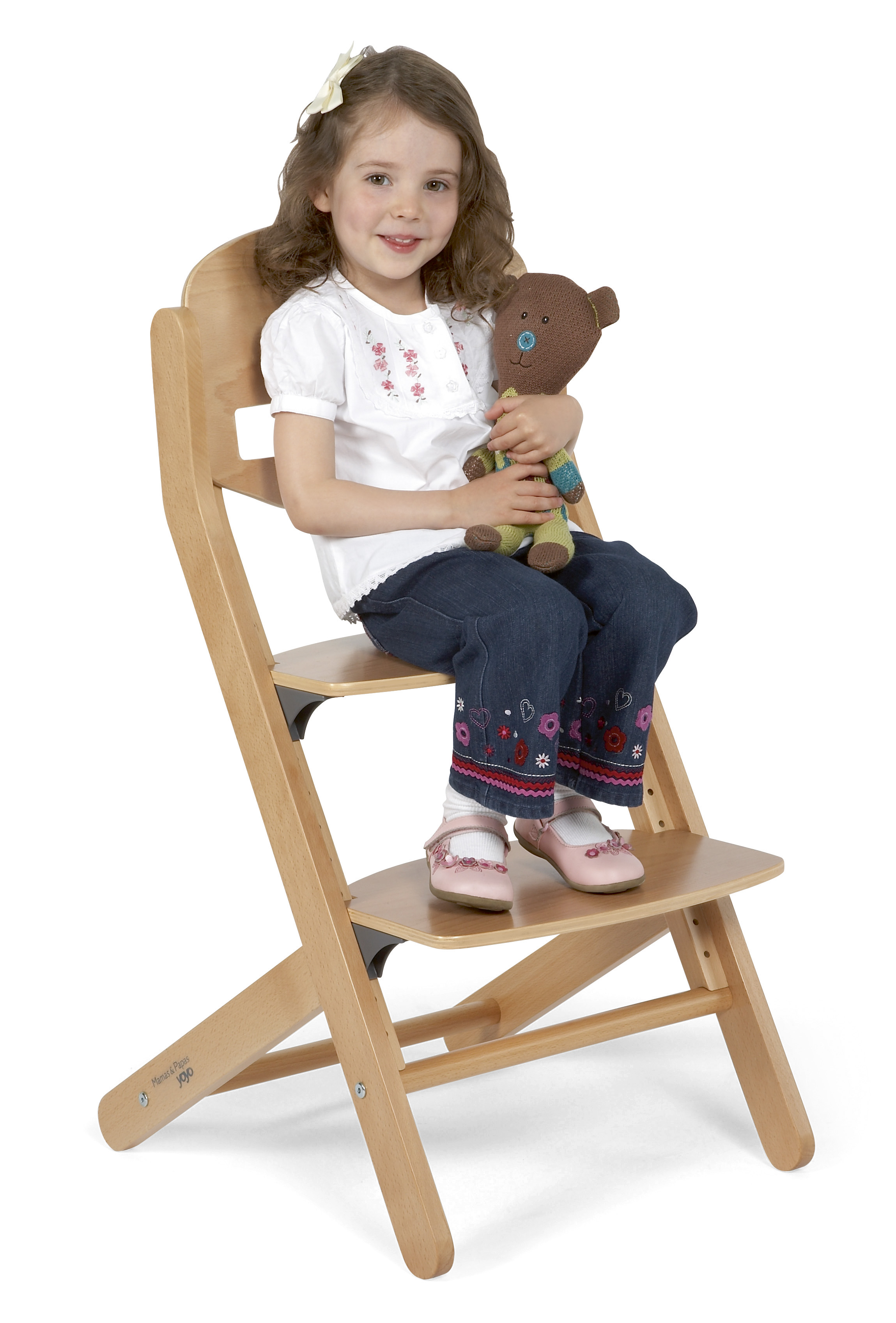 mamas and papas wooden high chair